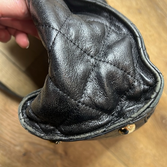 Michael Michael Kors Hamilton North South Tote in Black Studded Leather - Picture 5 of 16